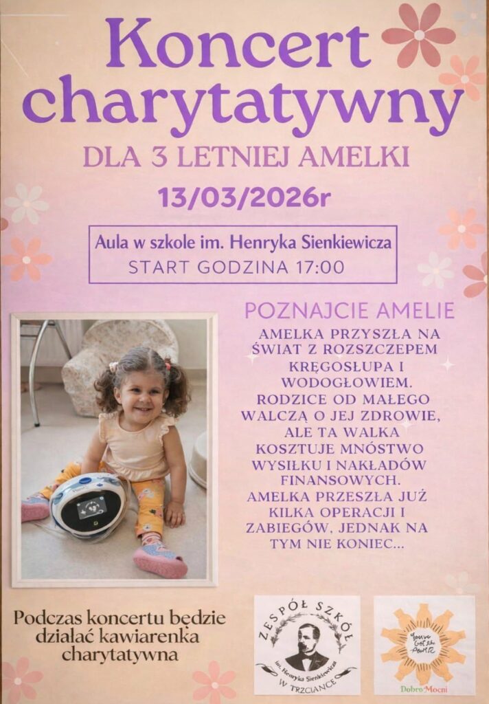 Koncert charytatywny dla Amelki